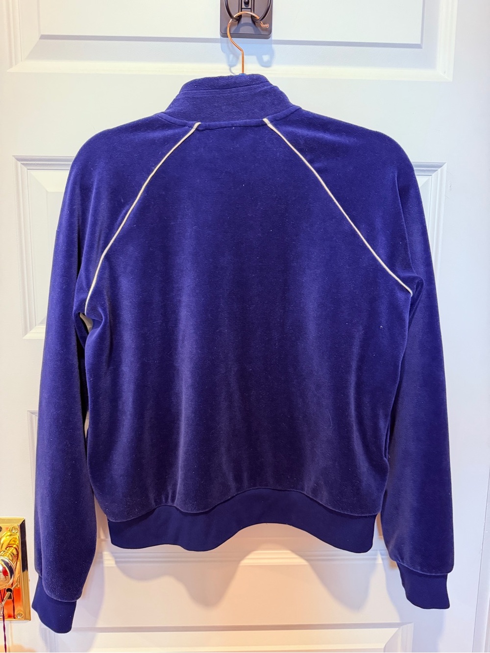 Nike Blue Sportswear Velour Jacket - Picture 4 of 4